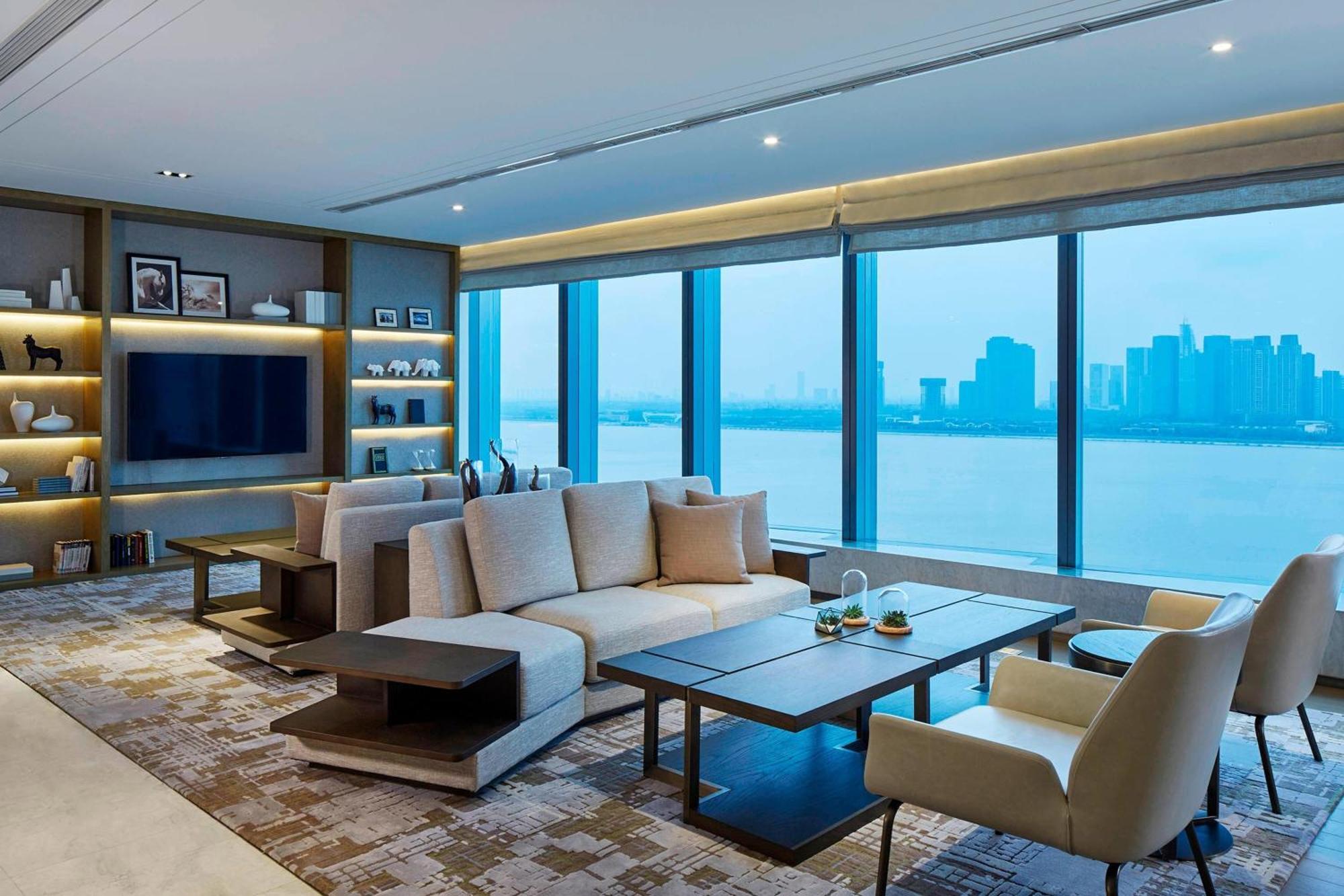Hangzhou Marriott Hotel Qianjiang Exteriör bild