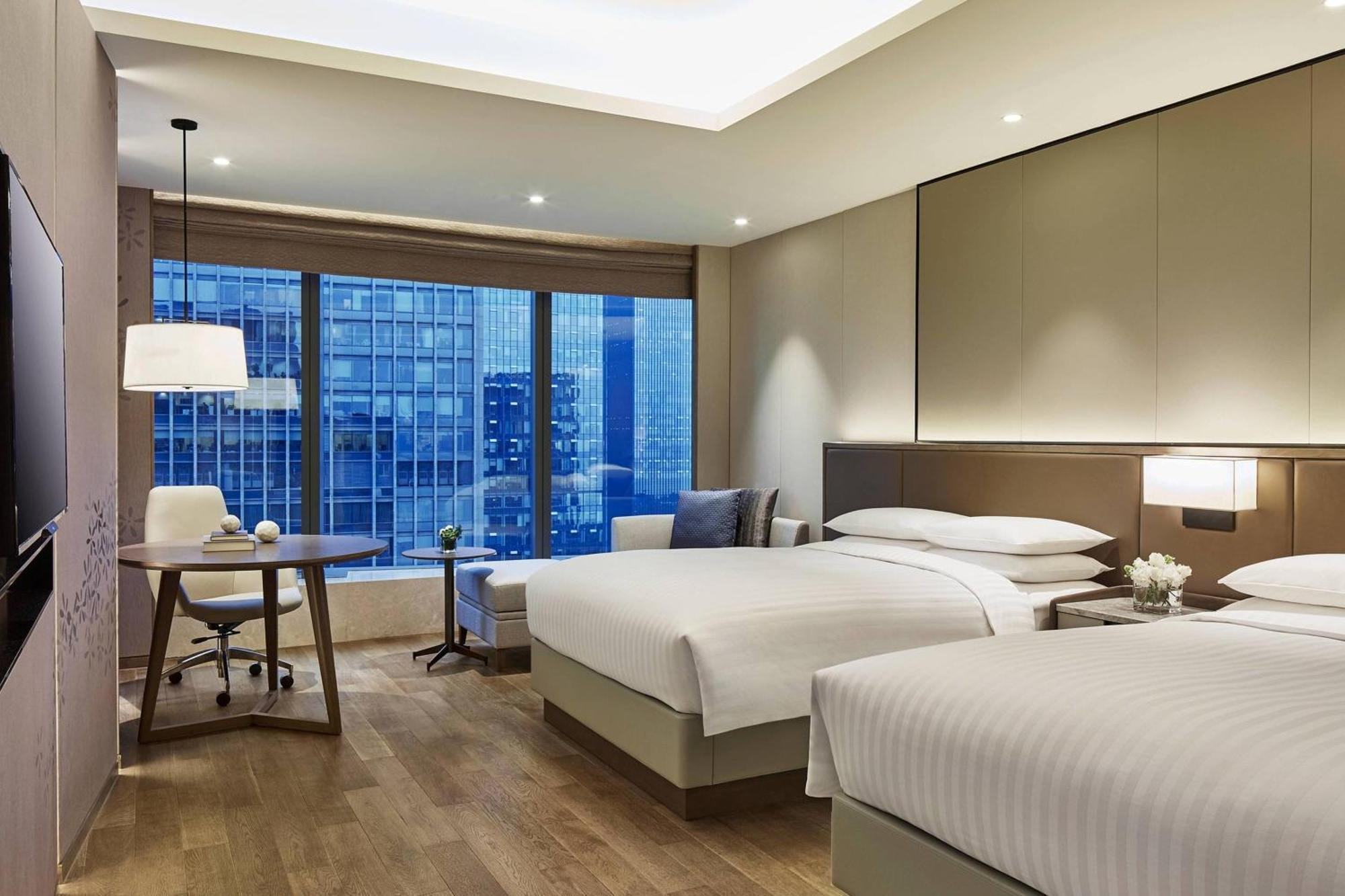 Hangzhou Marriott Hotel Qianjiang Exteriör bild