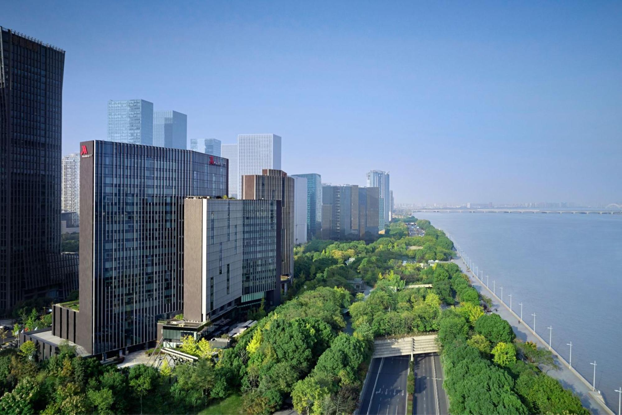 Hangzhou Marriott Hotel Qianjiang Exteriör bild