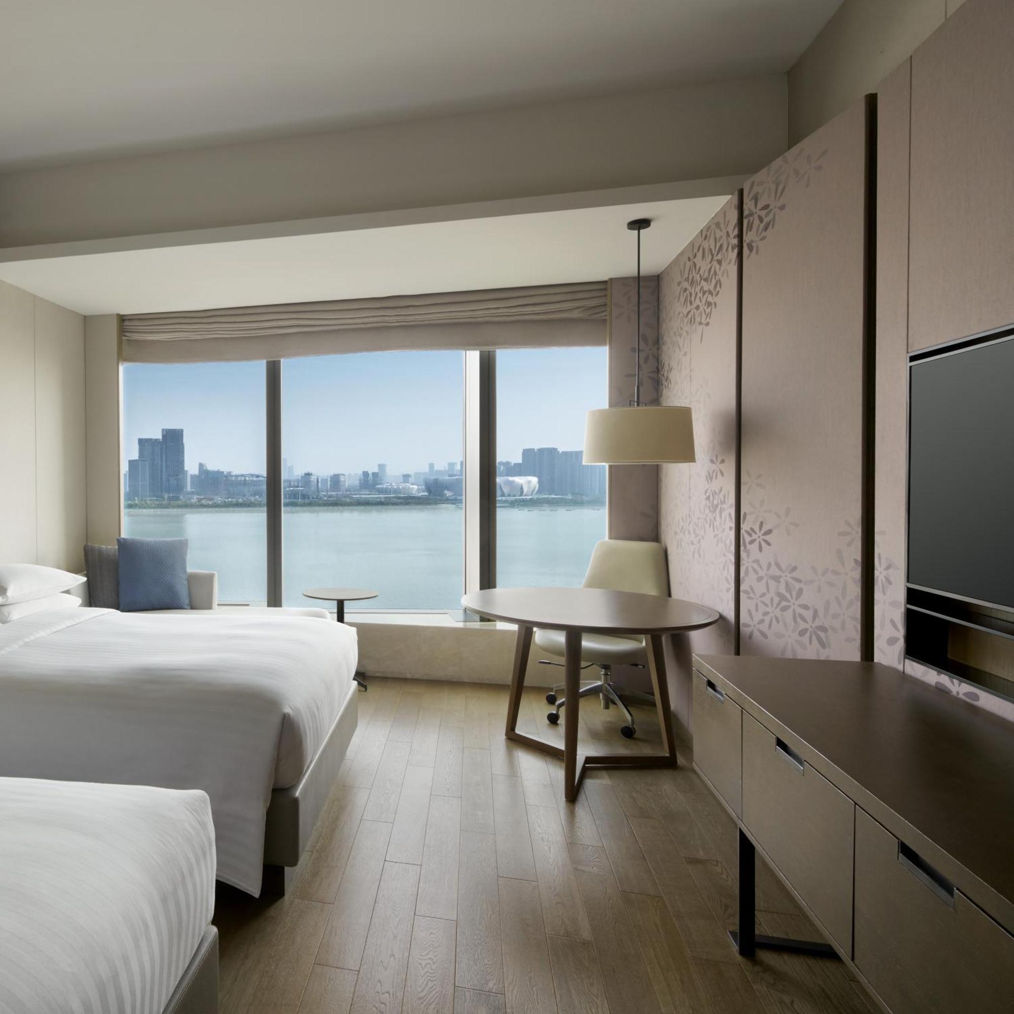 Hangzhou Marriott Hotel Qianjiang Exteriör bild
