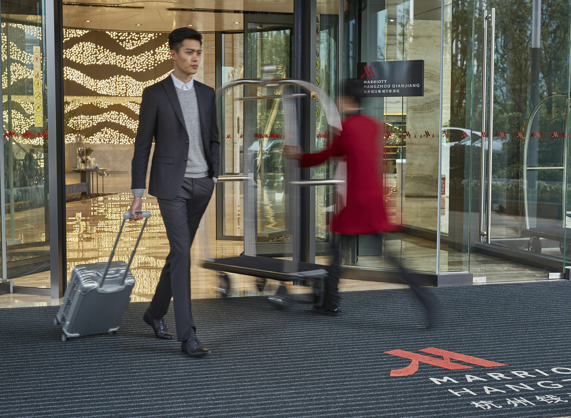 Hangzhou Marriott Hotel Qianjiang Exteriör bild