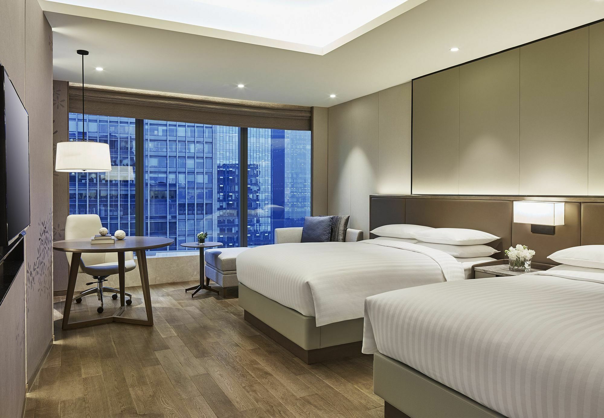 Hangzhou Marriott Hotel Qianjiang Exteriör bild