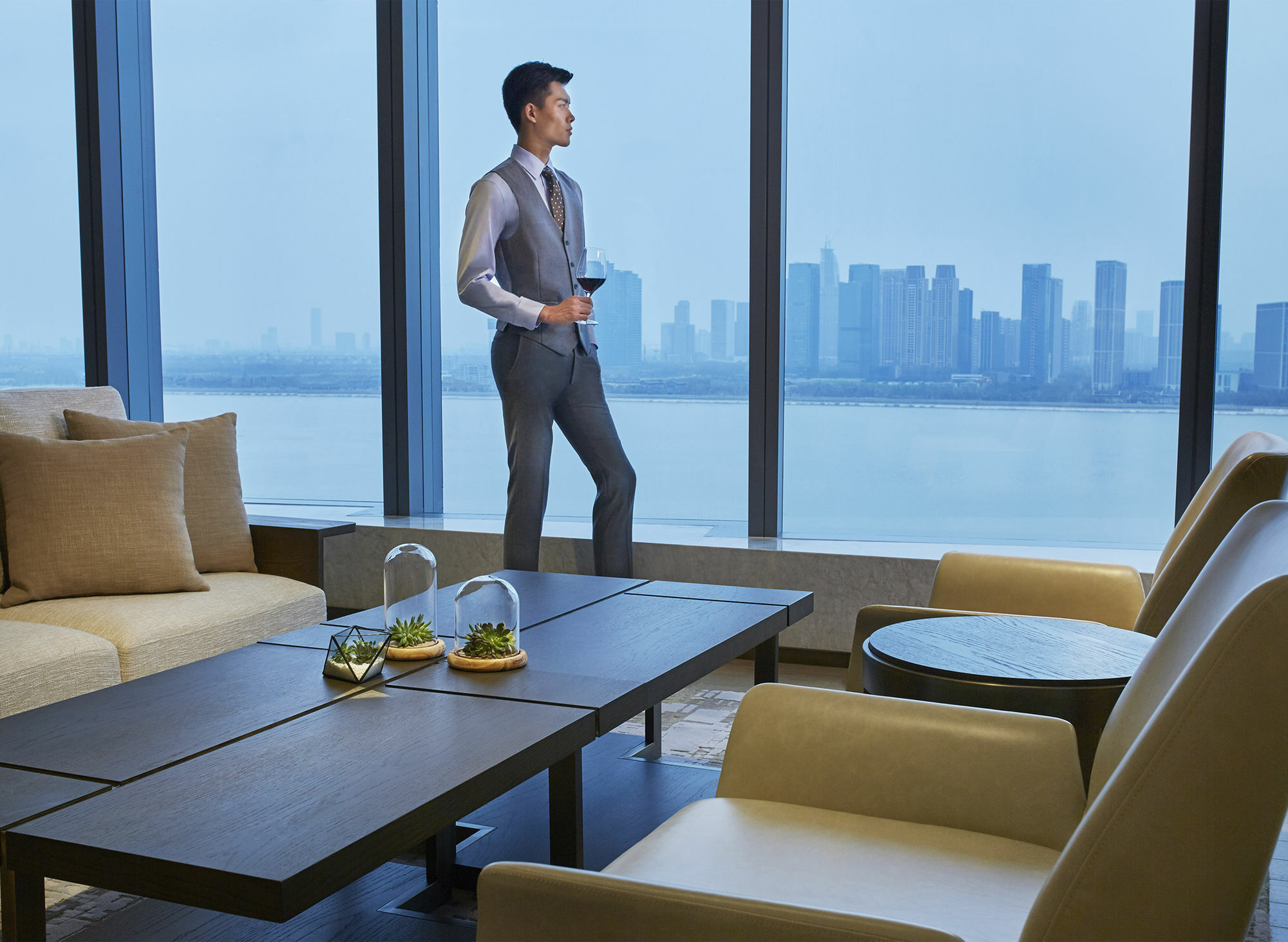 Hangzhou Marriott Hotel Qianjiang Exteriör bild